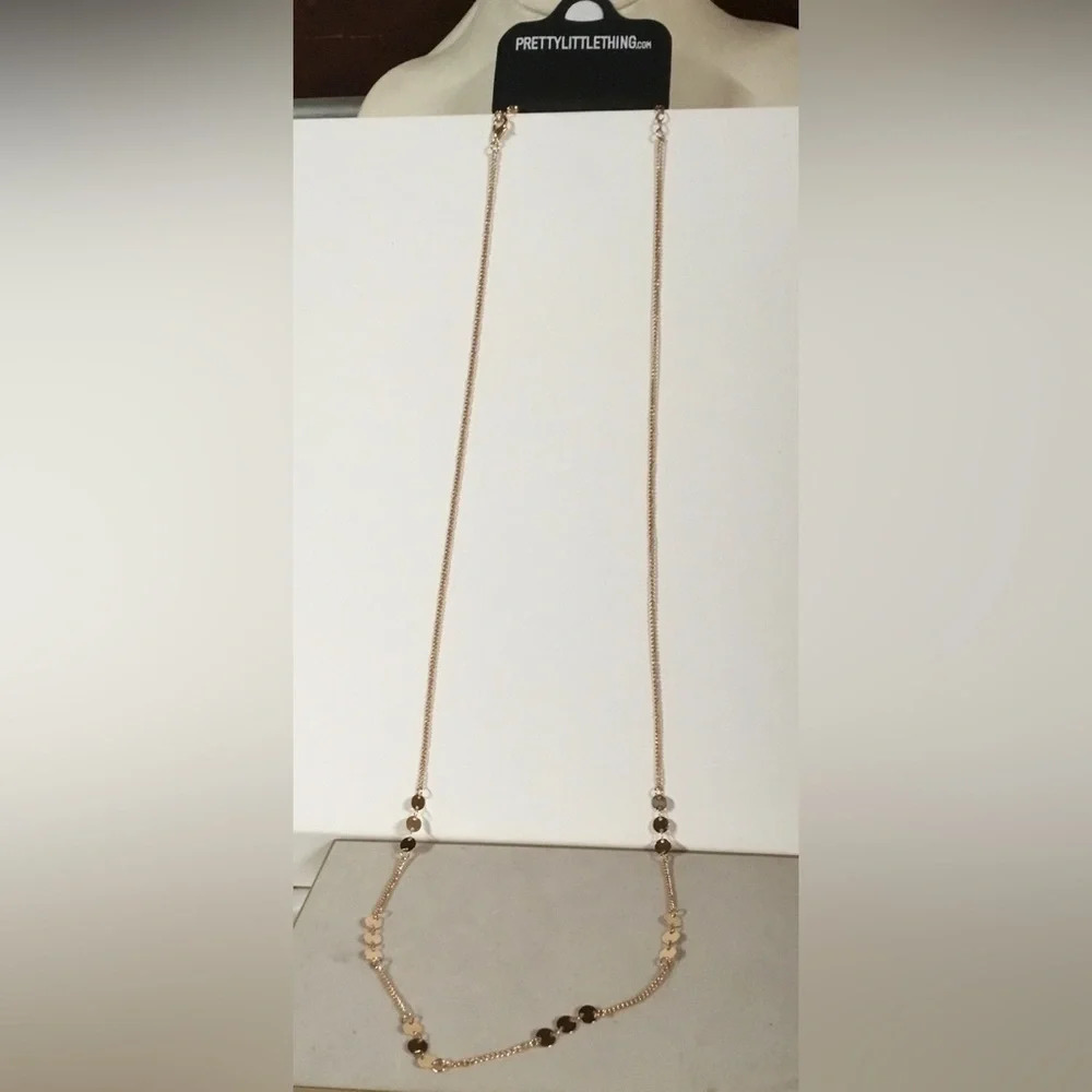 Pretty Little Thing-4 items. Earrings: Heart Bracelet, Anklet, Necklace NWT